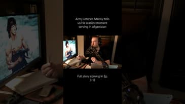 US Army veteran, Manny, tells us his scariest moment in Afghanistan 🇦🇫 💣 #short