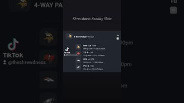 Shrewdness Sunday Slate!  #podcast #gambling #betting #Broncos #Eagles #Vikings #Buccaneers