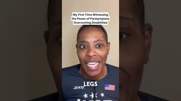 My First Time Witnessing the Power of Paralympians Overcoming Disabilities #fyp #youtubeshorts