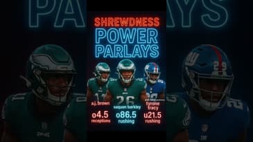Shrewdness TNF Power Parlay!!#sportsbetting #NFL #TNF #Giante #Eagles