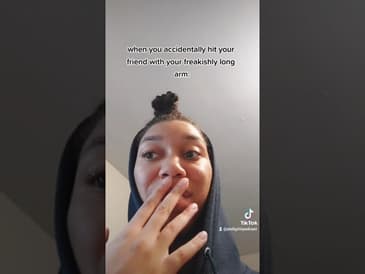 When You Accidentally Hit Your Friend With Your Long Limb #shorts #tall