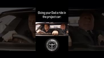 What was your Dads reaction to your protect car?