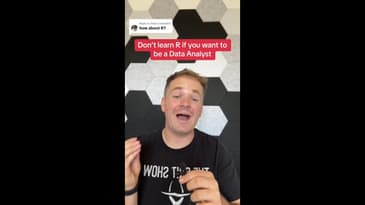 Learning data analytics? Skip R (& Python) to start