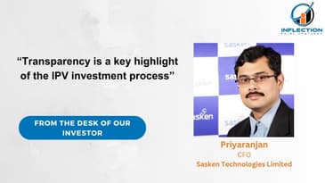 Priyaranjan  | CFO | Sasken Technologies Limited | On his journey with Inflection Point Venture