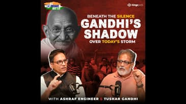 Beneath The Silence: Gandhi's Shadow over Today's Storm