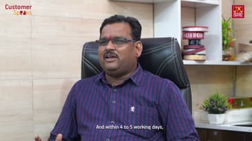Introducing 'Customer Speaks', where our customer's experience takes center stage.