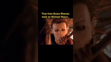 That time Busta Rhymes took on Michael Myers.. #halloween #michaelmyers #scarymovie #horrormovies
