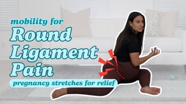 Mobility Exercises for Round Ligament Pain Pregnancy Stretches for Relief