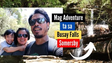 Suroy suroy sa Bisaya Vloggers Barok and Takya sa Busay Falls Somersby