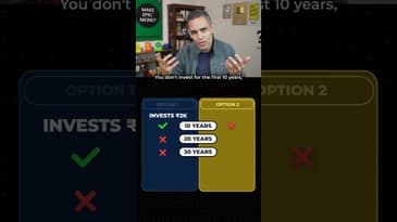 Investing QUIZ - Which option has MORE MONEY?! | Ankur Warikoo #shorts
