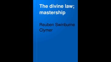 "The Divine Law; Mastership"