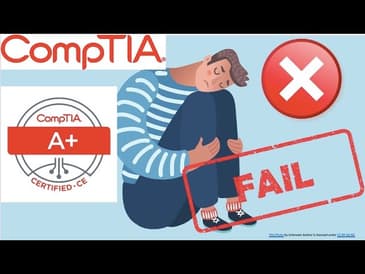 I failed the CompTIA A+ on my first attempt