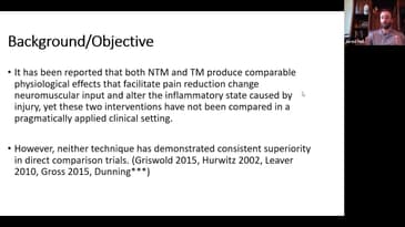 Research Review - Webinar and QA -  Pragmatically Applied Manual Therapy - Jarod Hall