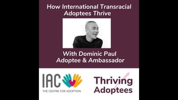 How International Transracial Adoptees Thrive With Dominic Paul Adoptee & Ambassador