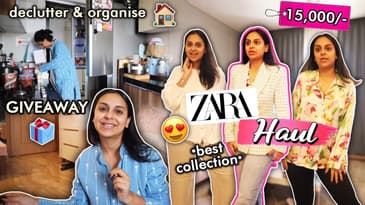 *BEST* Zara Try On Shopping Haul Ever! | declutter, organise, unpack