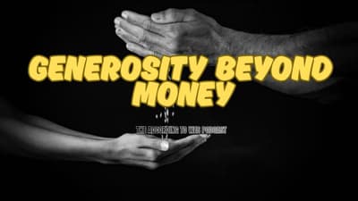 Generosity Starts When You Put The Phone Down
