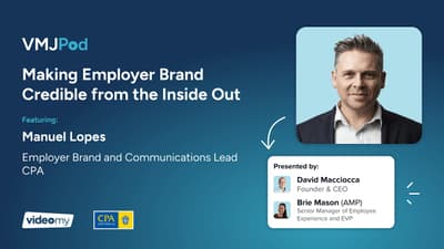 82 [EB Series] Making Employer Brand Credible from the Inside Out | Manuel Lopes from CPA Australia