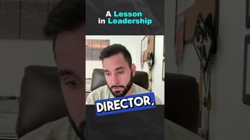 A Lesson in Leadership