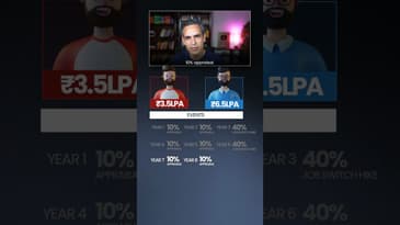 Starting SALARY se kitna DIFFERENCE hota hain?! | Ankur Warikoo #shorts