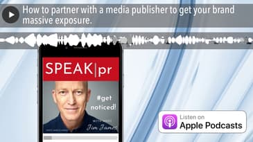 How to partner with a media publisher to get your brand massive exposure.