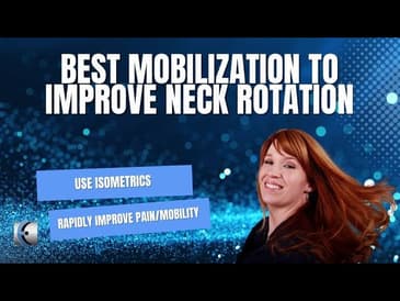 A Better Upper Cervical Rotation Mobilization