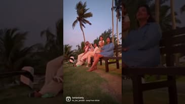 Watching Sunset with My Family