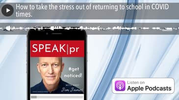 How to take the stress out of returning to school in COVID times.