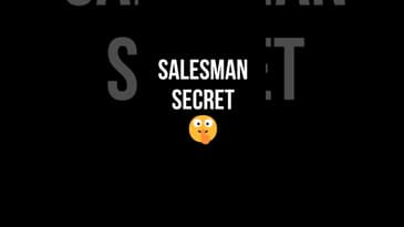 SALESMAN SECRET #dealership #carsales #carsalesman #fyp #cardealer