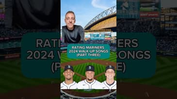 Rating 2024 Mariners Walk-Up Songs (Part 3) 👀 #shorts #baseball #seattlemariners #mariners #pnw