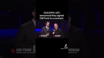 12/6/2014: UFC announced they signed CM Punk to a contract.