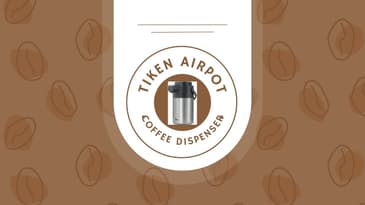 "Caffeine on Tap: The Tiken Airpot Coffee Dispenser - Your Daily Brew, Elevated!"