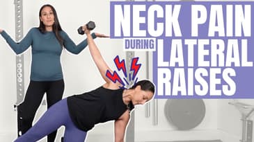 How to Quickly Reduce Neck Pain with Lateral Raises