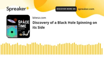 Discovery of a Black Hole Spinning on its Side