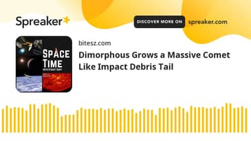 Dimorphous Grows a Massive Comet Like Impact Debris Tail