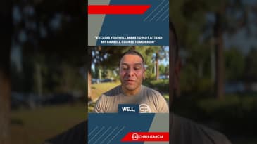 Excuses You Will Make To Not Attend My Barbell Course Tomorrow | Dr. Chris Garcia
