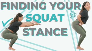 Finding Your Squat Stance!