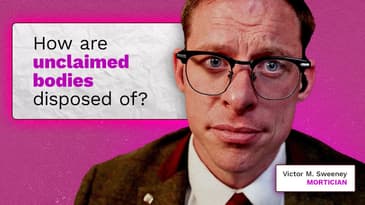 How are unclaimed bodies disposed of?