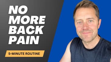 Eliminate Back Pain FOREVER in Just a Few Minutes a Day!