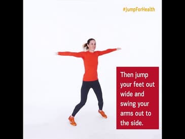 Day 8: Cross Over Jumping Jacks | #JumpForHealth