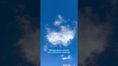 If someone’s talking about suicide, they’re asking for help #help #mentalhealth #shortclip #lifeline