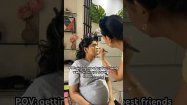 Pregnant women are just so cute 🥰 #MakeupByAanamC