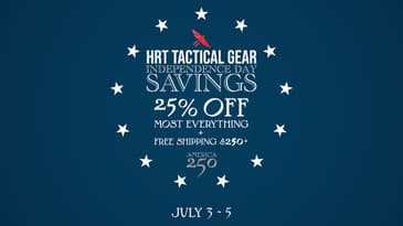 HRT Independence Day Sale - 25% Off + More #hrttacticalgear #sale #independenceday #firstline #edc