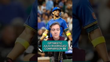 CALL US CRAZY FOR THIS JULIO RODRIGUEZ COMPARISON….. #mlb #baseball #mariners
