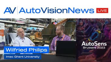 Wilfried Philips - Imec Ghent University - Interview @ AutoSens Brussels 2023