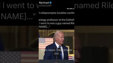 Oops. Another teleprompter issue for Joe Biden 😬🖥️ #short