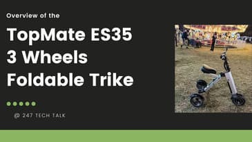 "TopMate ES35 Trike Overview: The Ultimate Foldable Ride for Comfort & Convenience! 🚴‍♀️✨"