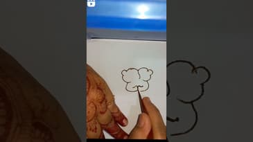 a cartoon outline ....