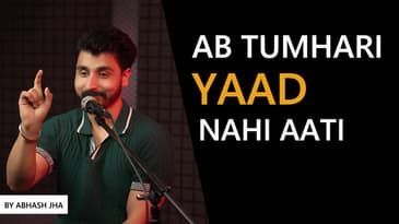 I Stopped Missing You...But It Hurts More Now 💔 | Abhash Jha Poetry | Hindi | Rhyme Attacks