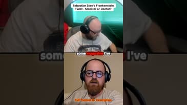 Is Sebastian Stan the monster or the doctor in his new Frankenstein film? 🤔