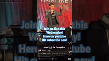 Join us live with #josephmorgan this Wednesday 3pm PT / 11pm UK time here on YouTube!